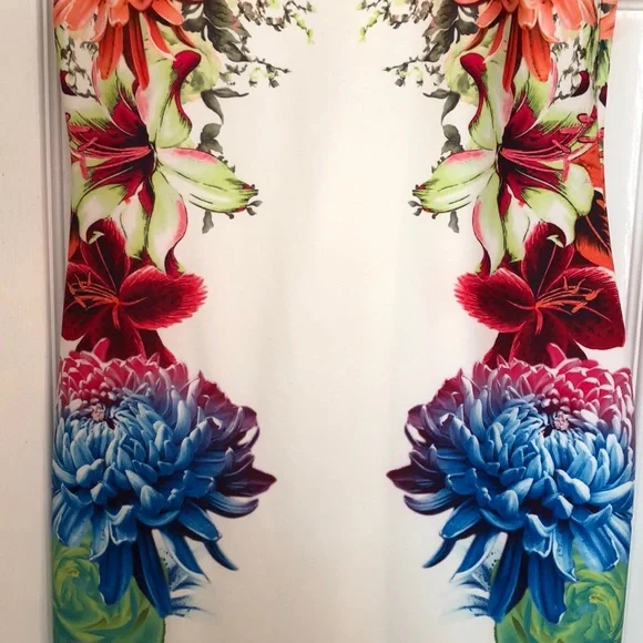 White Foral Dress - Picture 3 of 8